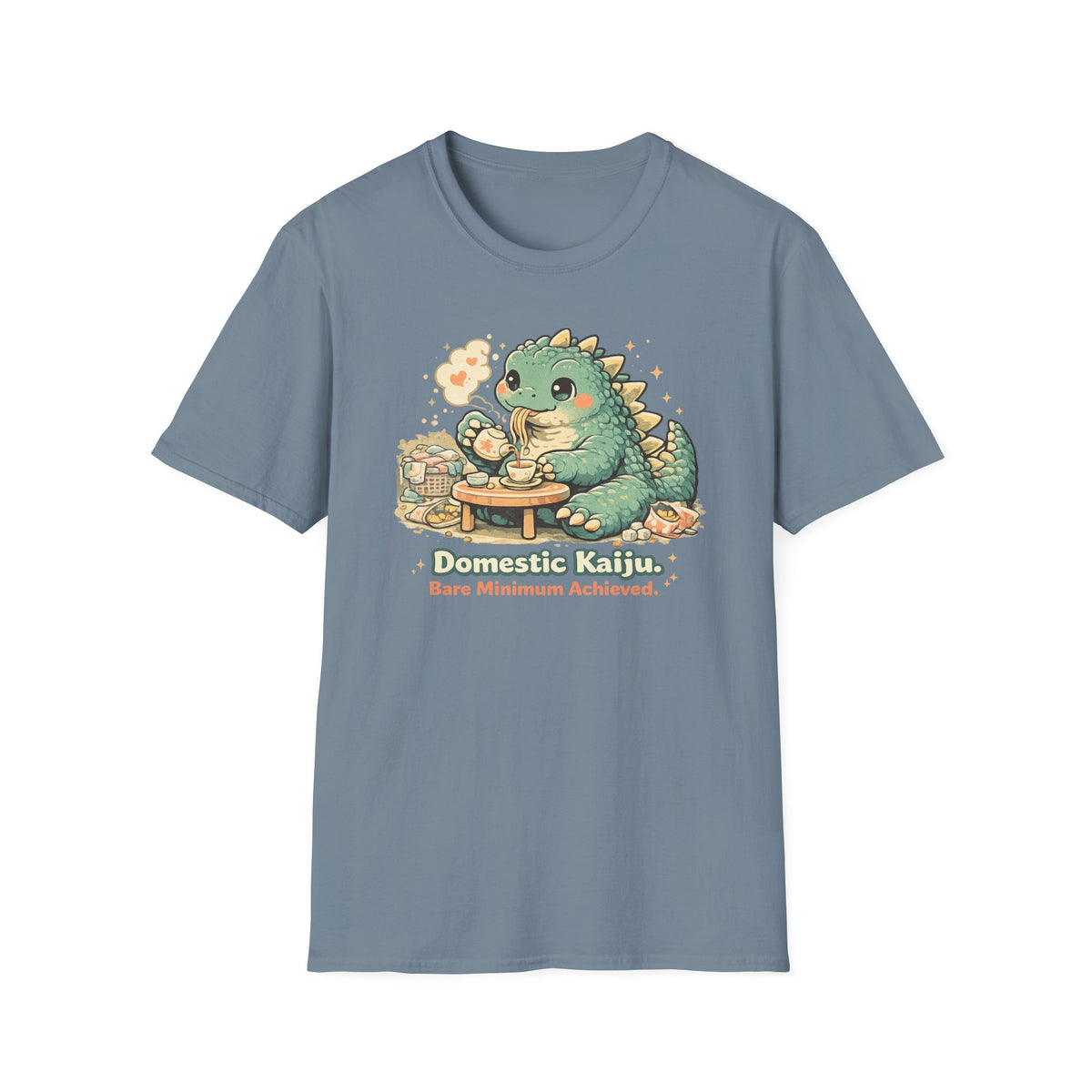 Cute Kawaii Kaiju Bare Minimum Achieved - T-Shirt