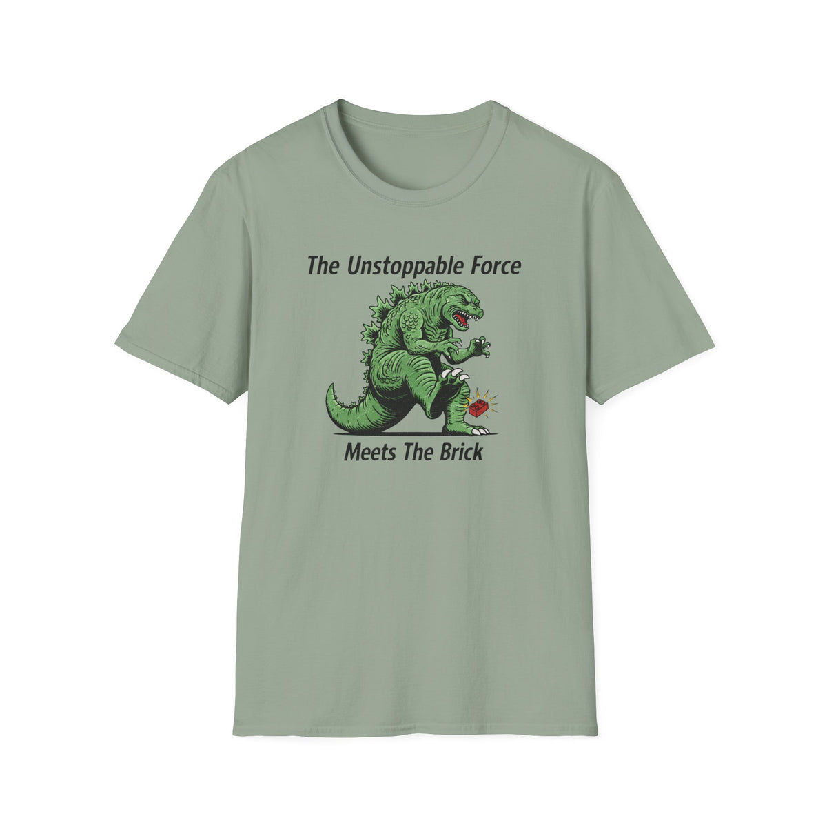 The Unstoppable Force Meets the Brick T-Shirt