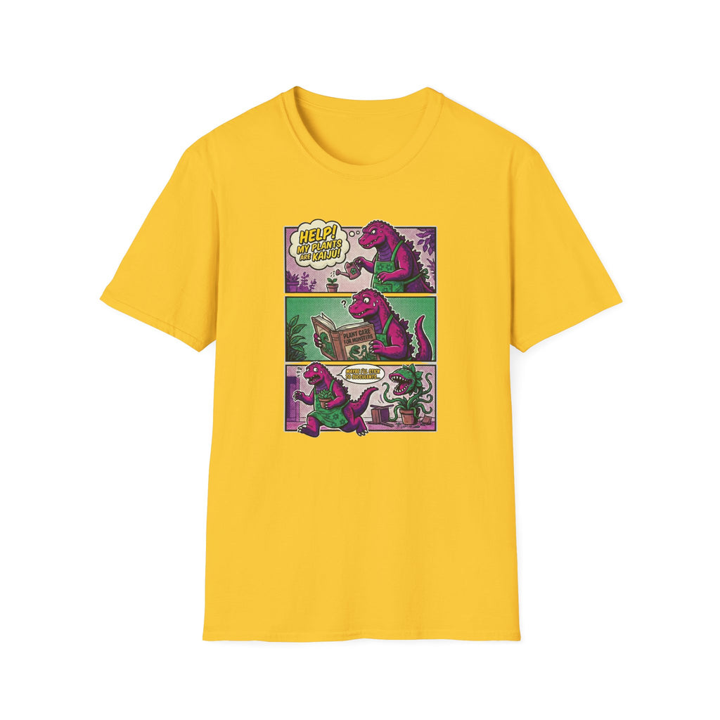 Kaiju Plant Care Comic T-Shirt