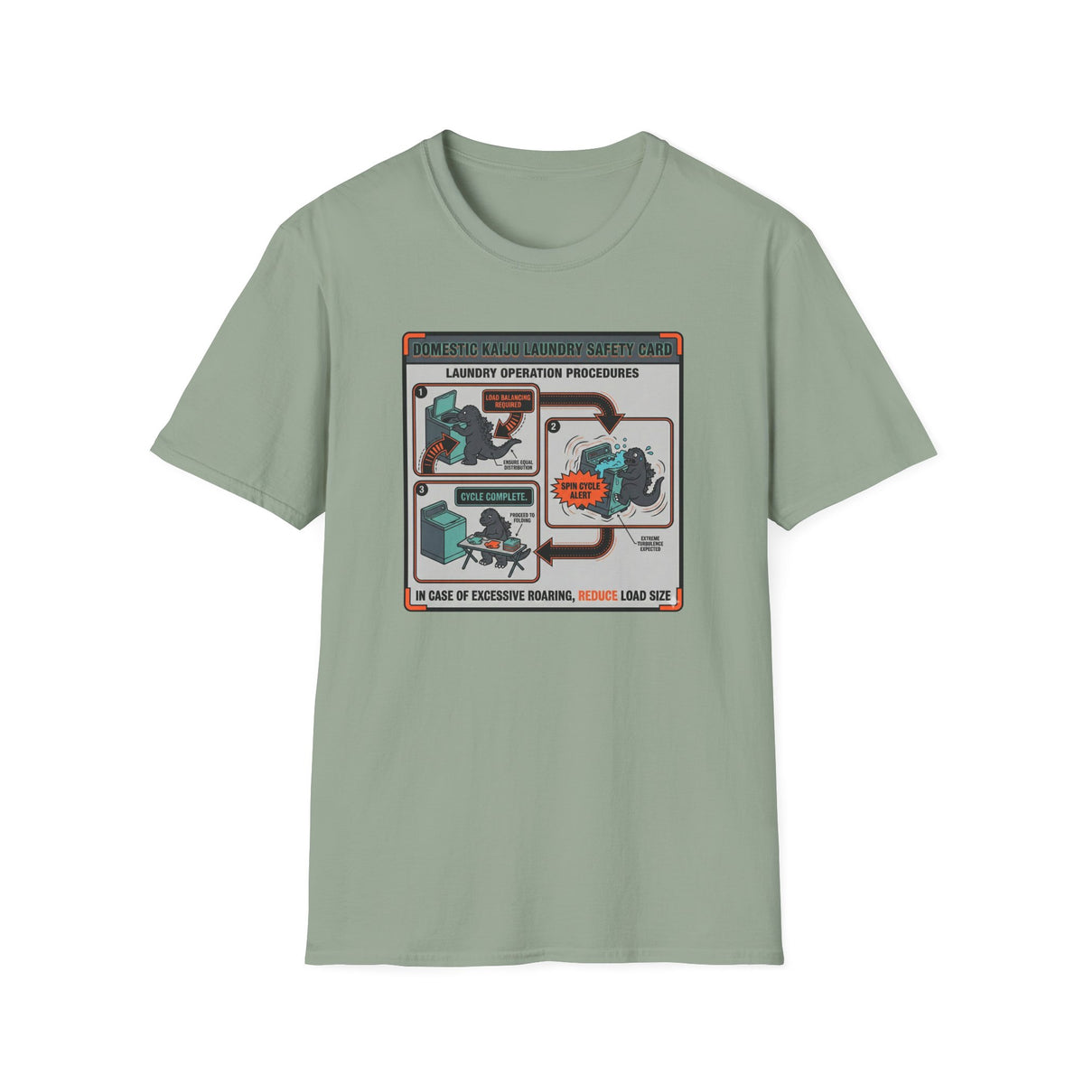 DK Laundry Safety Card T-Shirt