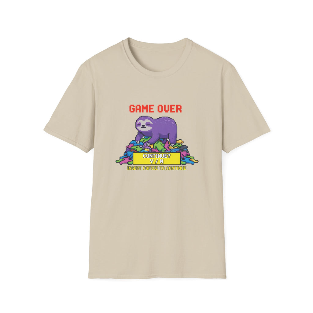 Game Over Sloth T-Shirt