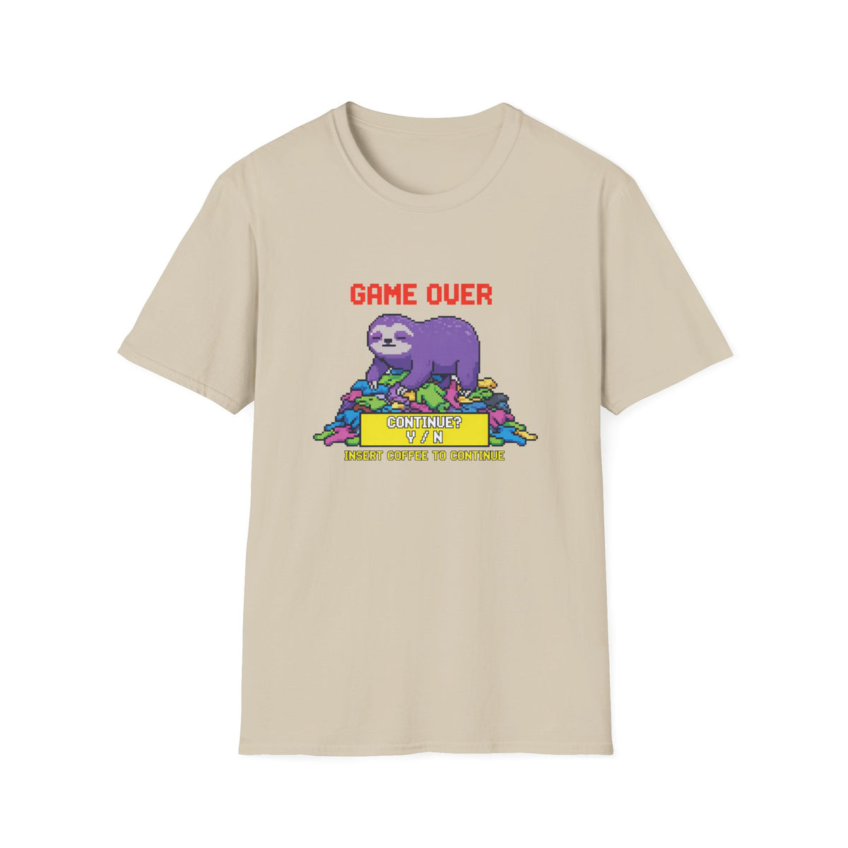 Game Over Sloth T-Shirt