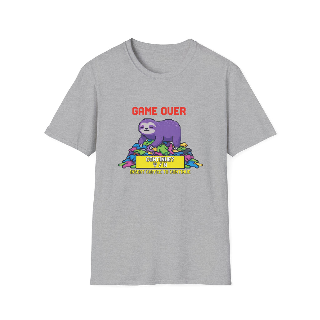 Game Over Sloth T-Shirt