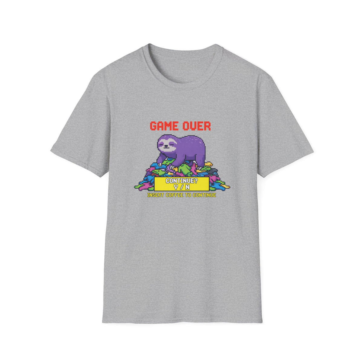 Game Over Sloth T-Shirt