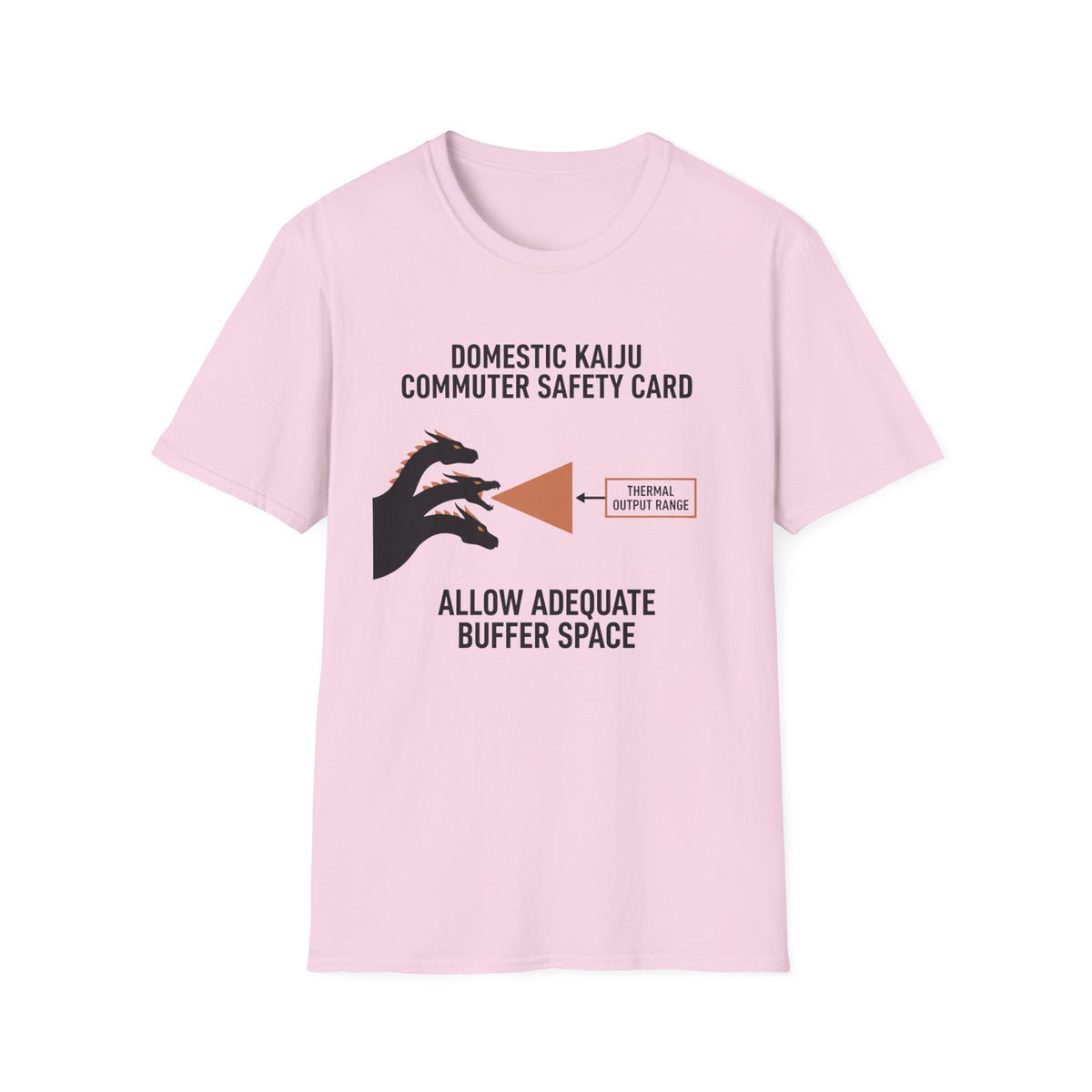 DK Safety Card Allow Adequate Space T-Shirt