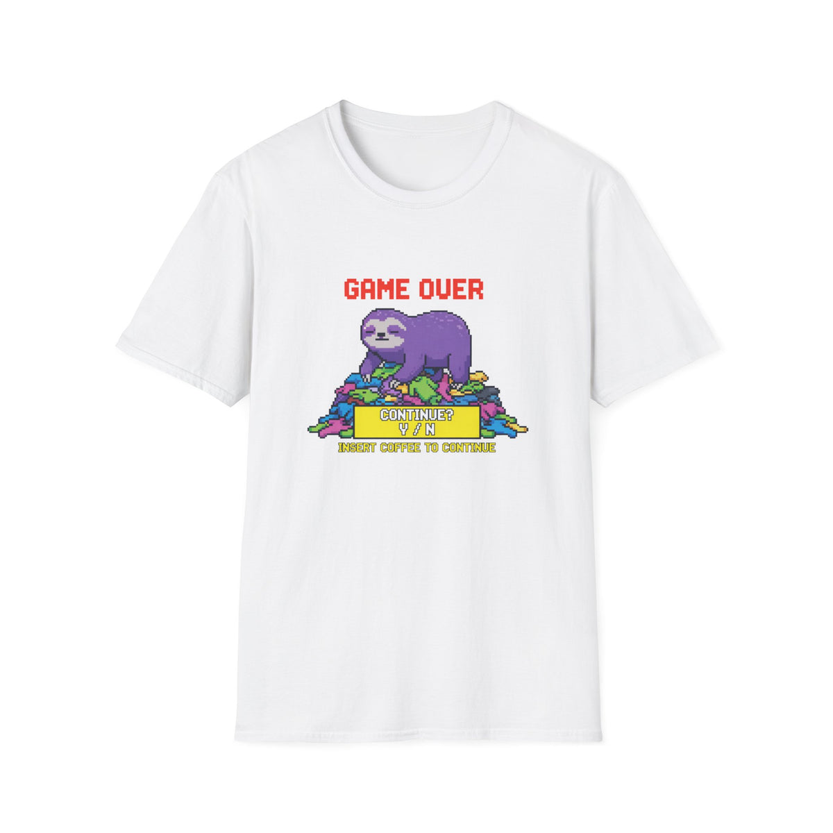 Game Over Sloth T-Shirt