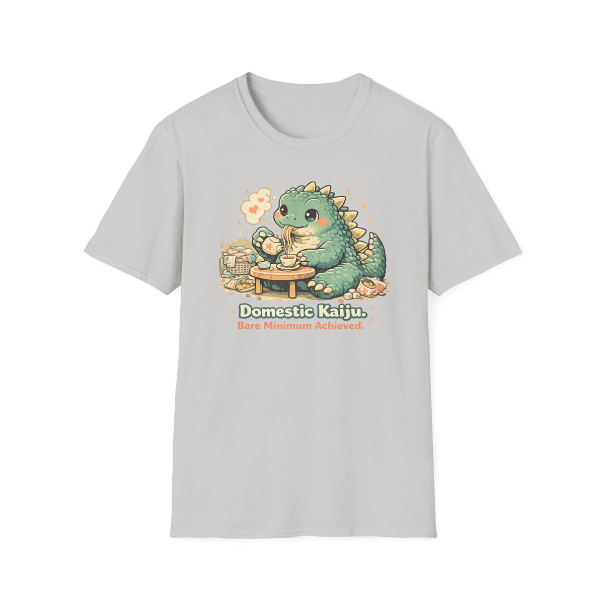 Cute Kawaii Kaiju Bare Minimum Achieved - T-Shirt