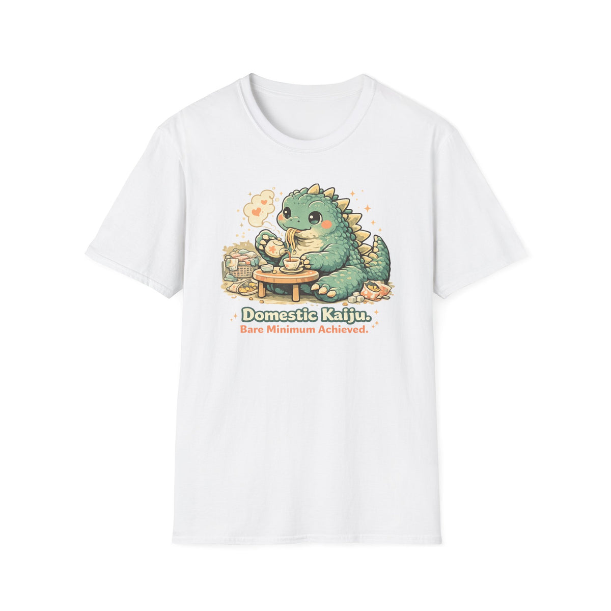 Cute Kawaii Kaiju Bare Minimum Achieved - T-Shirt