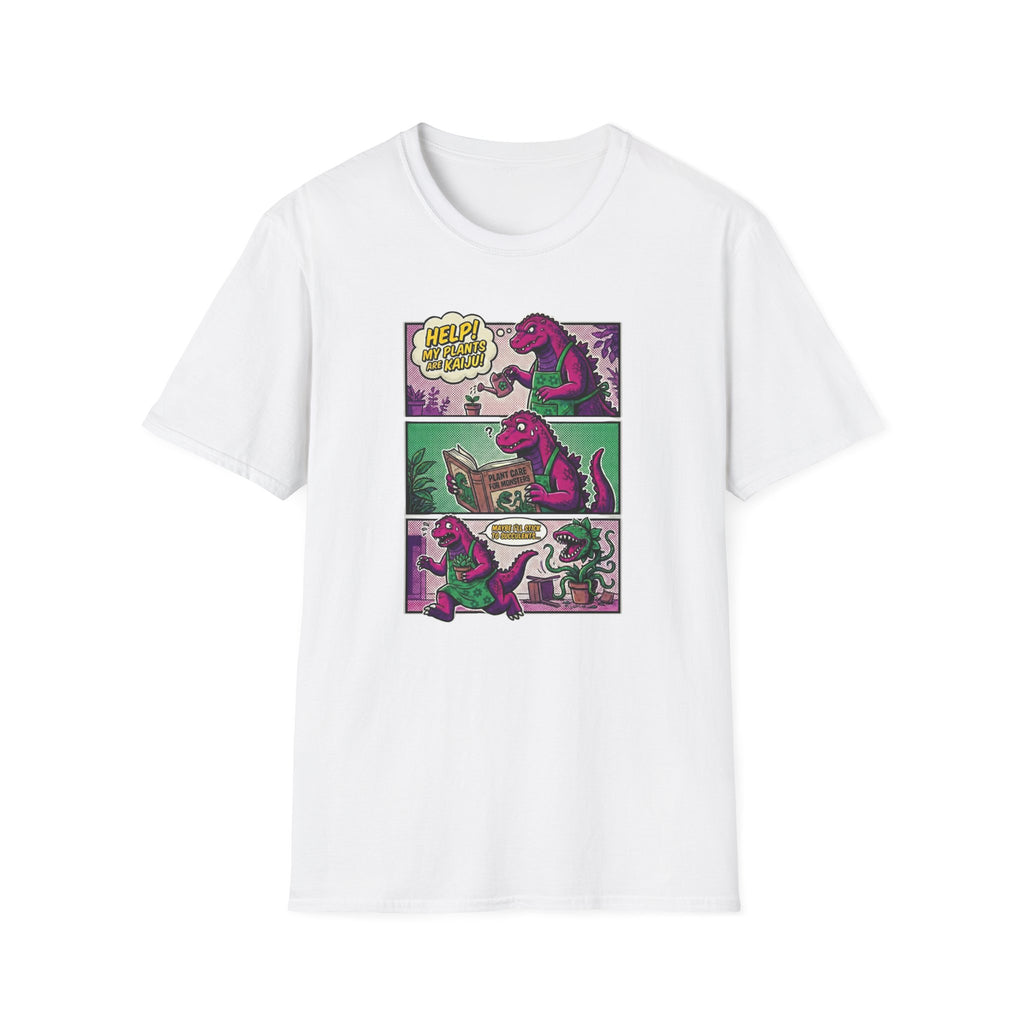 Kaiju Plant Care Comic T-Shirt
