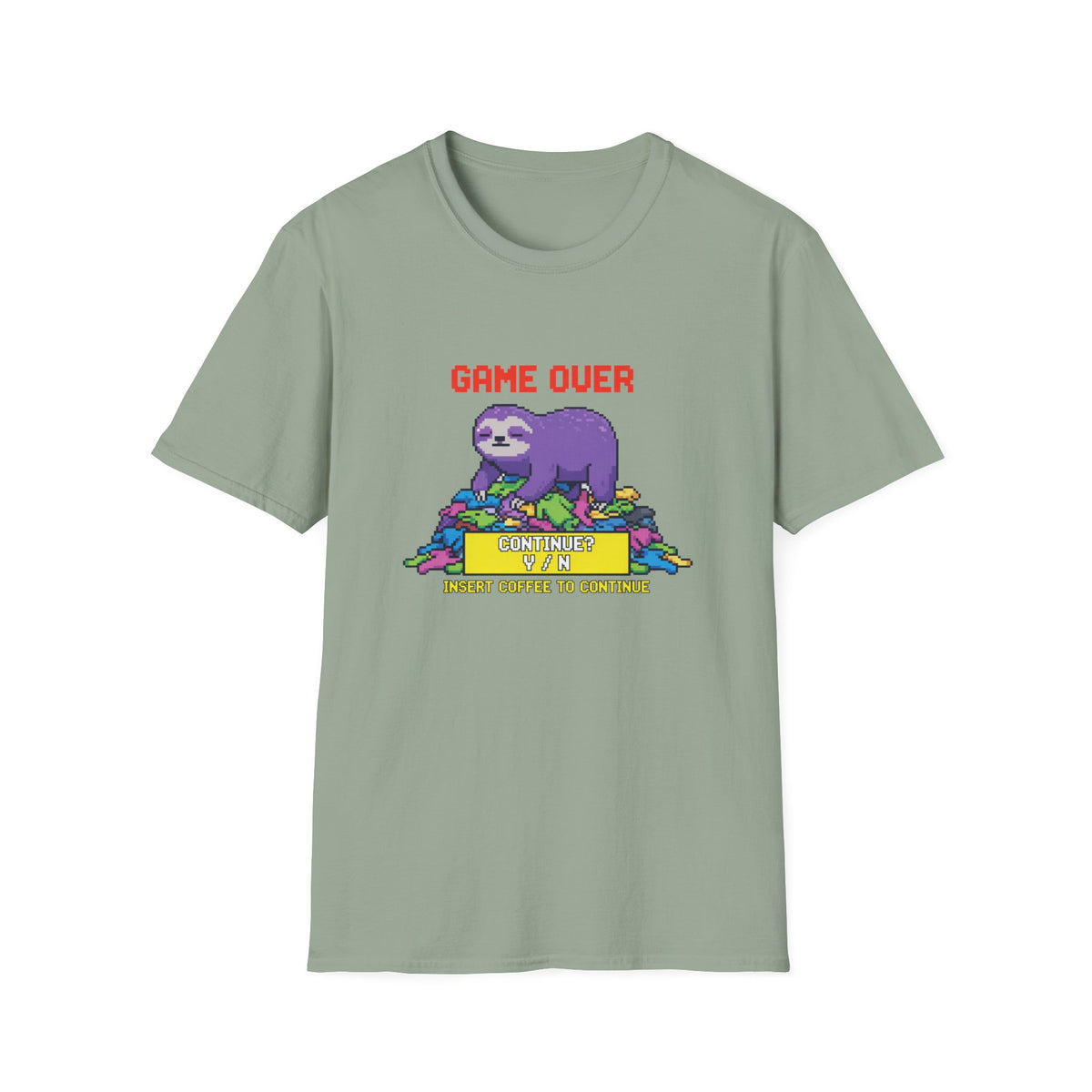 Game Over Sloth T-Shirt
