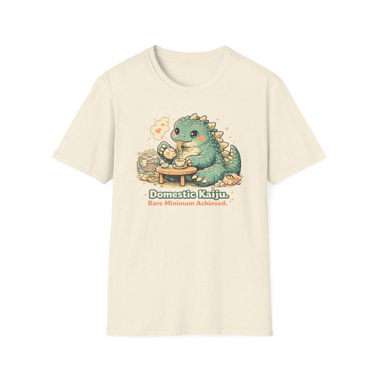 Cute Kawaii Kaiju Bare Minimum Achieved - T-Shirt