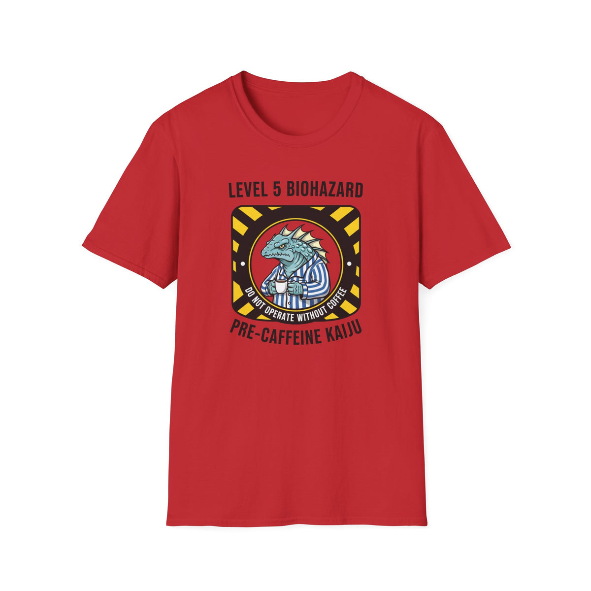 Level 5 Biohazard Pre-Caffeine Kaiju T-Shirt