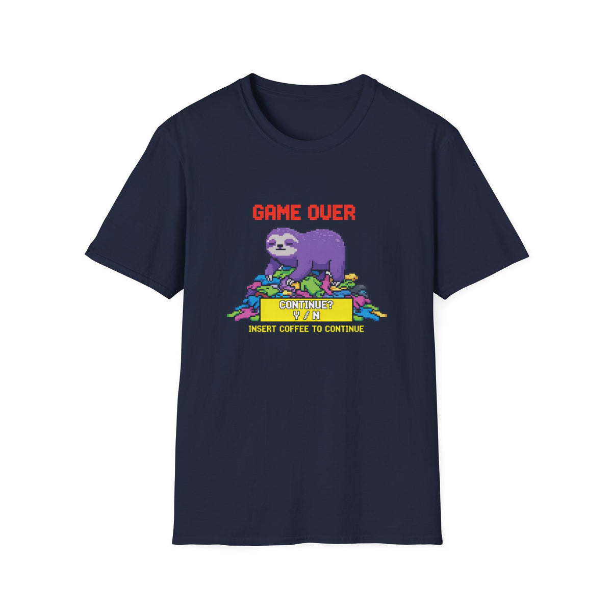 Game Over Sloth T-Shirt