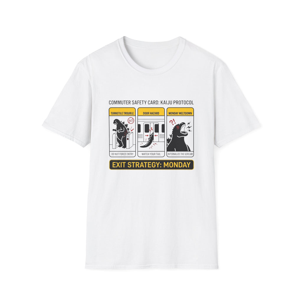DK Safety Card Exit Strategy Monday T-Shirt
