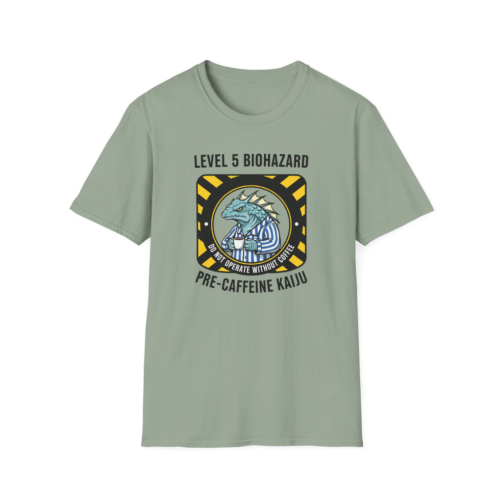 Level 5 Biohazard Pre-Caffeine Kaiju T-Shirt