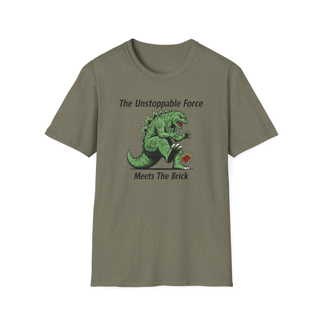 The Unstoppable Force Meets the Brick T-Shirt