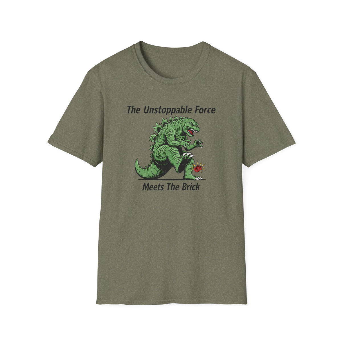 The Unstoppable Force Meets the Brick T-Shirt