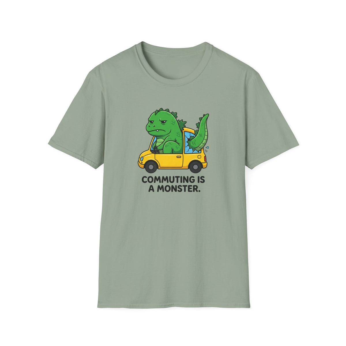 Commuting is a Monster T-Shirt