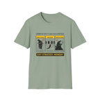 DK Safety Card Exit Strategy Monday T-Shirt