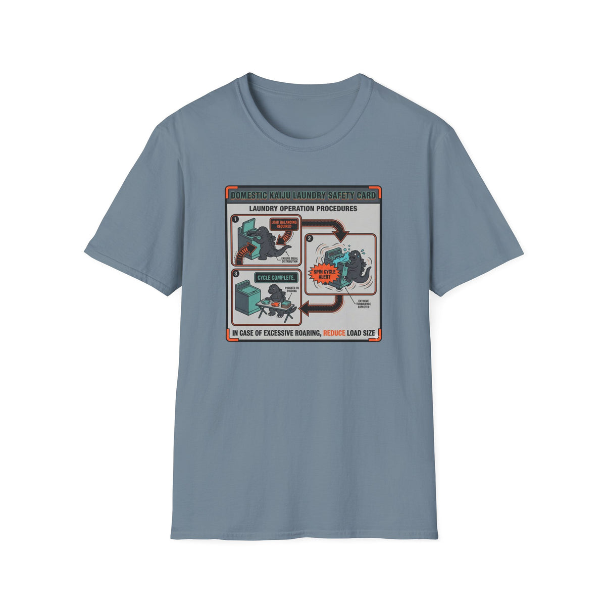 DK Laundry Safety Card T-Shirt