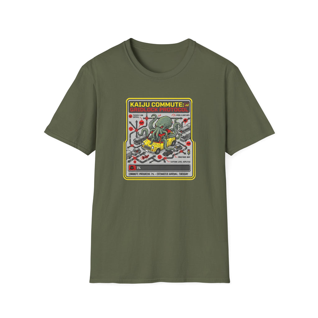 Kaiju Commute - Gridlock Protocol T-Shirt
