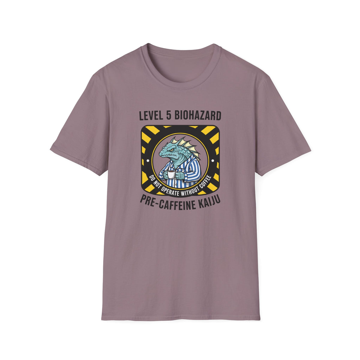 Level 5 Biohazard Pre-Caffeine Kaiju T-Shirt
