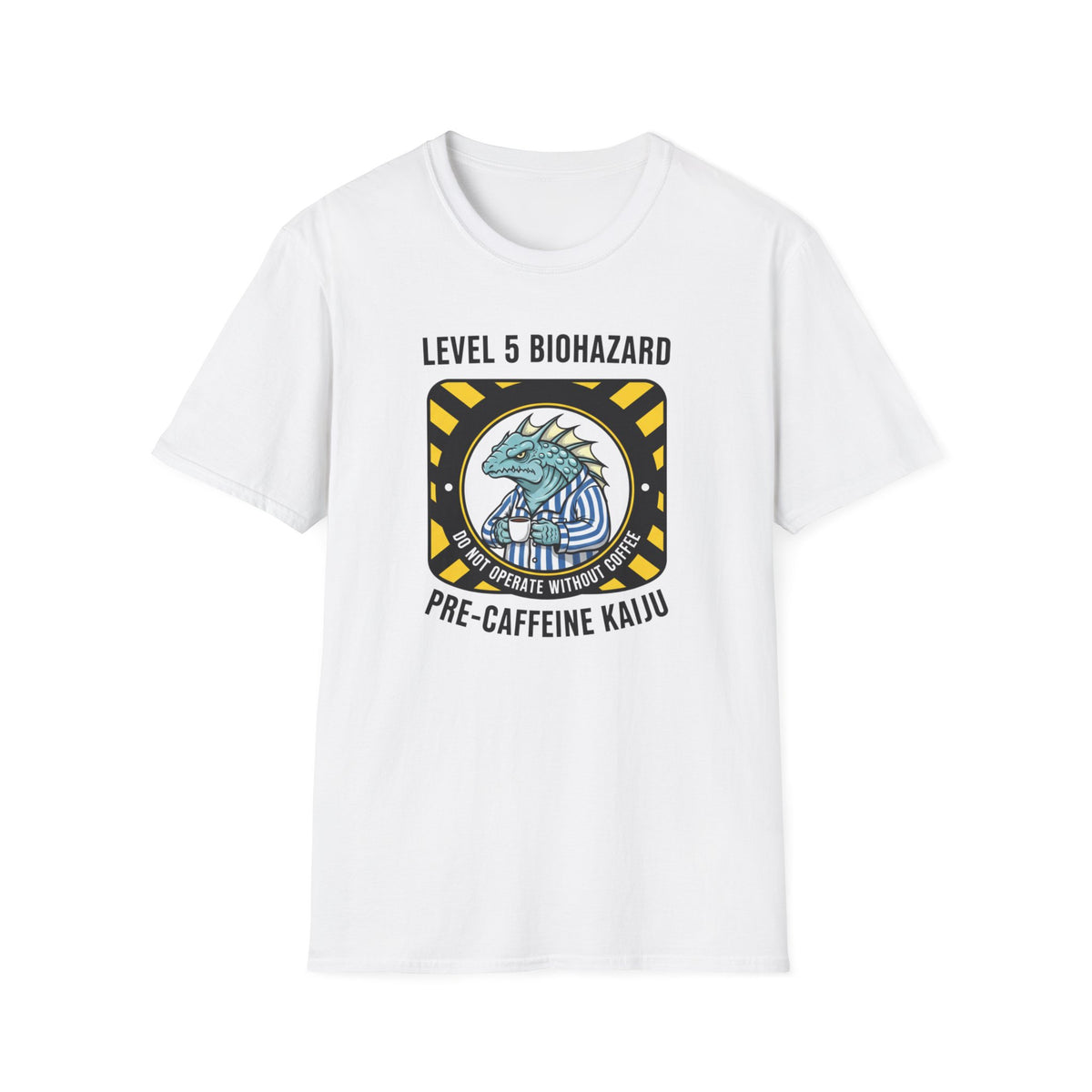 Level 5 Biohazard Pre-Caffeine Kaiju T-Shirt