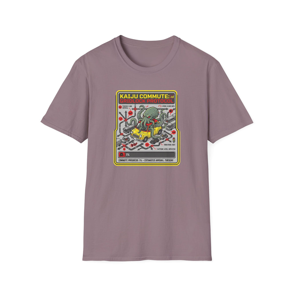 Kaiju Commute - Gridlock Protocol T-Shirt