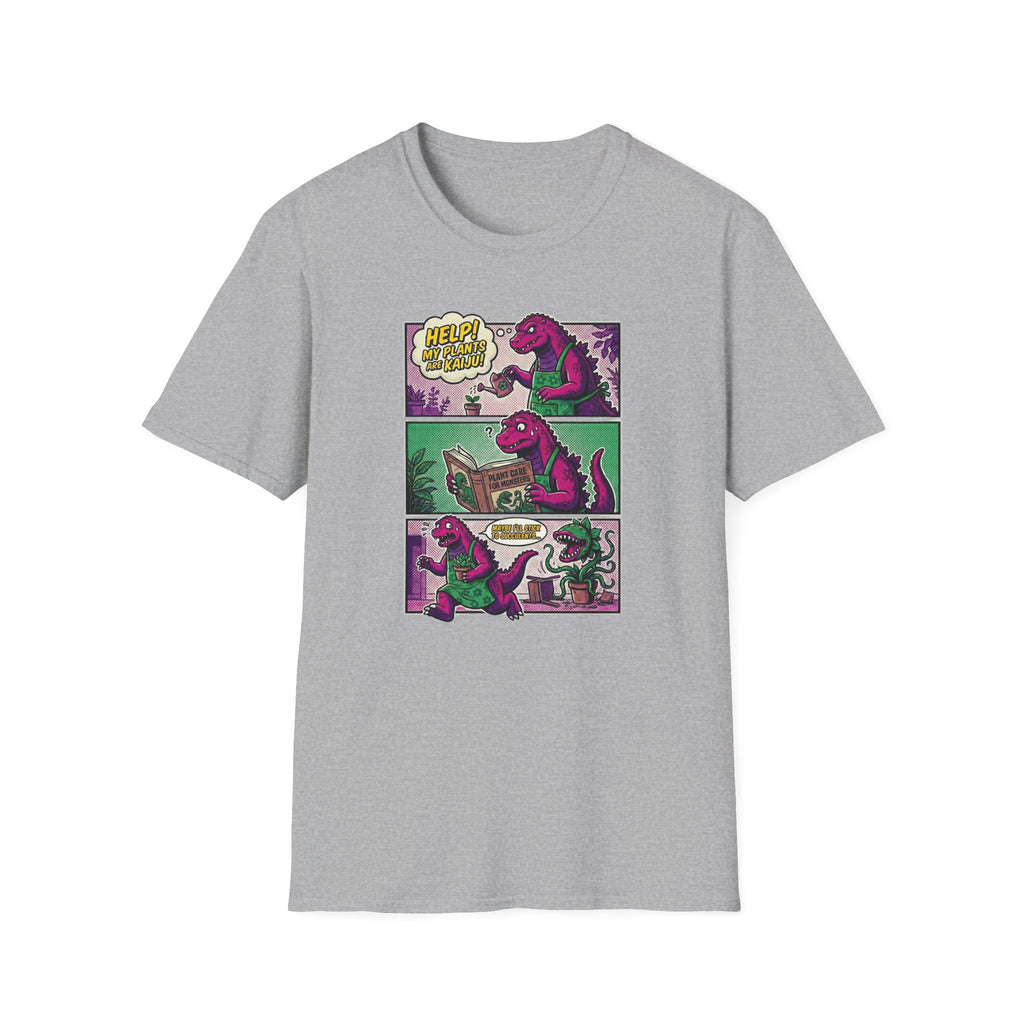 Kaiju Plant Care Comic T-Shirt