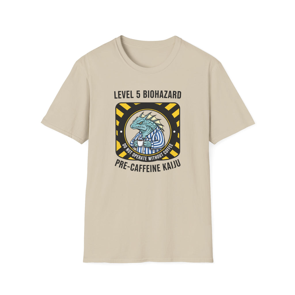Level 5 Biohazard Pre-Caffeine Kaiju T-Shirt