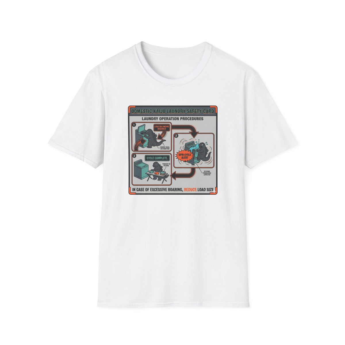DK Laundry Safety Card T-Shirt