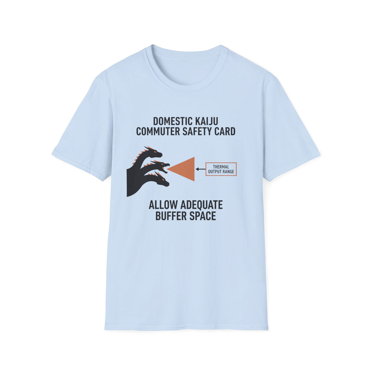 DK Safety Card Allow Adequate Space T-Shirt