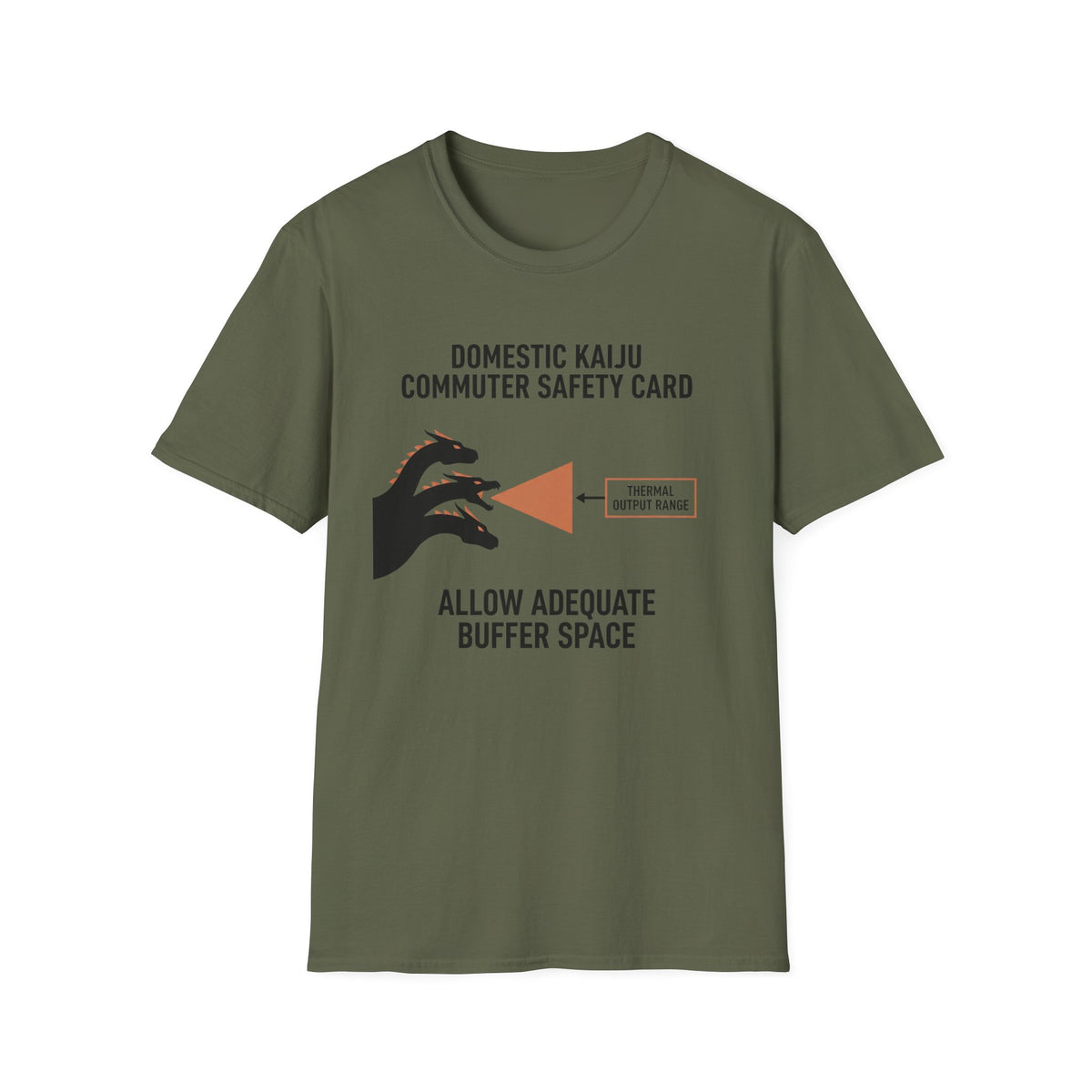 DK Safety Card Allow Adequate Space T-Shirt