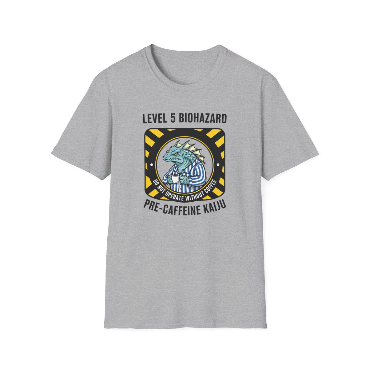Level 5 Biohazard Pre-Caffeine Kaiju T-Shirt
