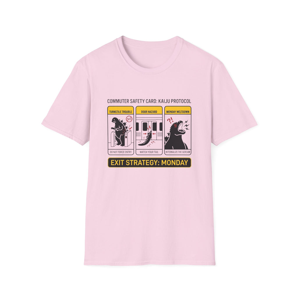 DK Safety Card Exit Strategy Monday T-Shirt