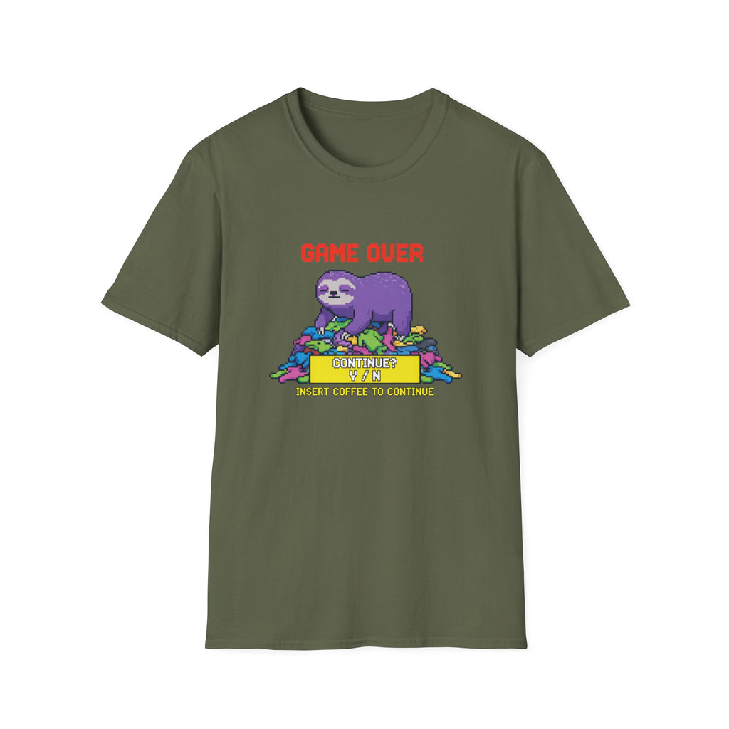 Game Over Sloth T-Shirt