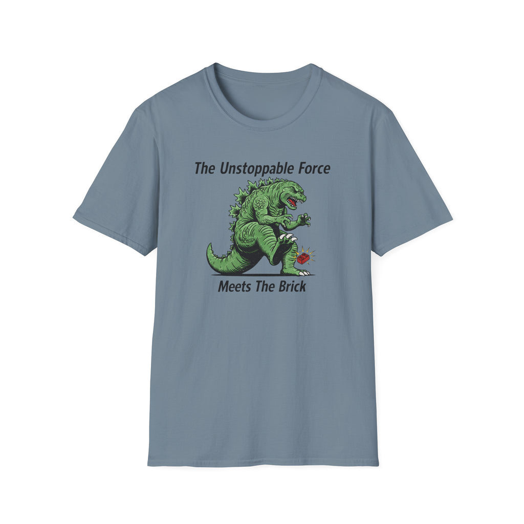 The Unstoppable Force Meets the Brick T-Shirt