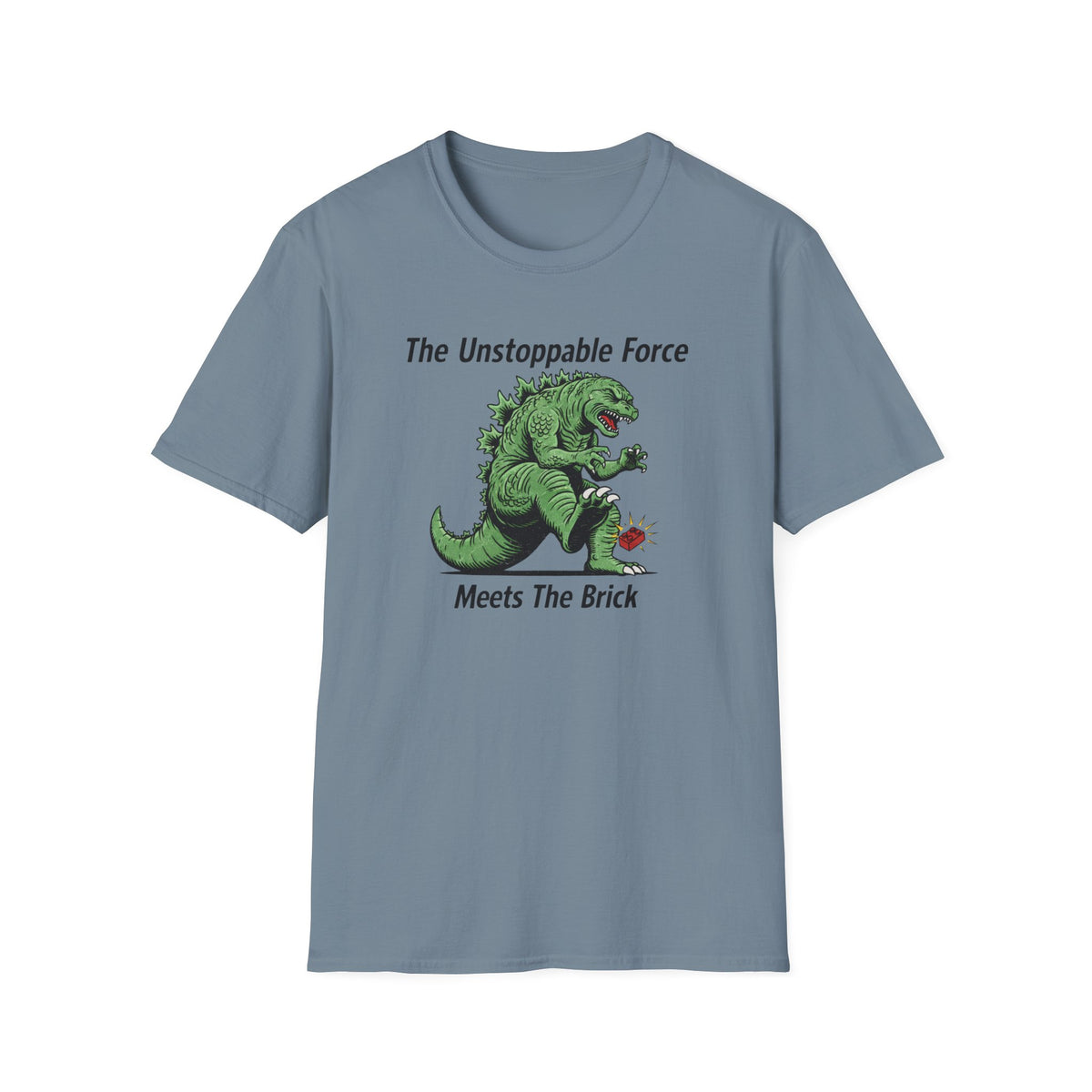 The Unstoppable Force Meets the Brick T-Shirt