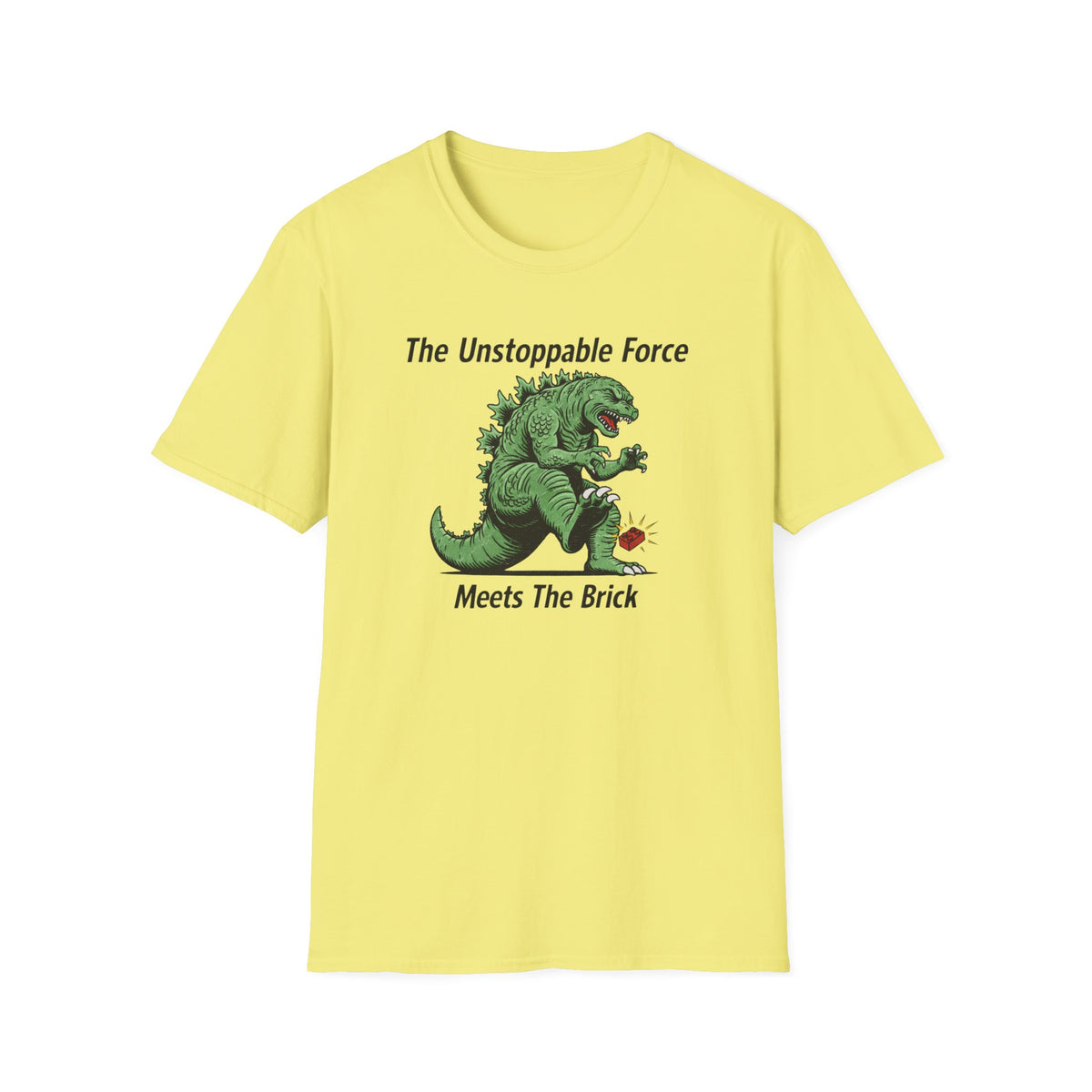 The Unstoppable Force Meets the Brick T-Shirt